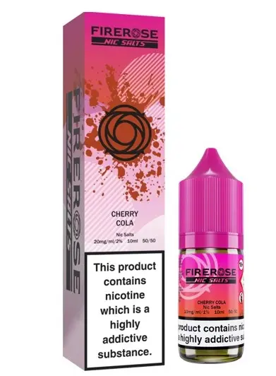 Cherry Cola Nic Salt E-Liquid by Firerose 5000 Salts 10ml 